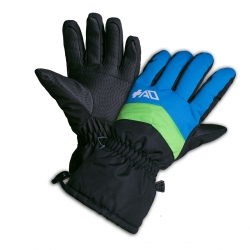 Rękawice zimowe, narciarskie z ociepleniem RAPP czarno-niebieskie Alpine Outdoor